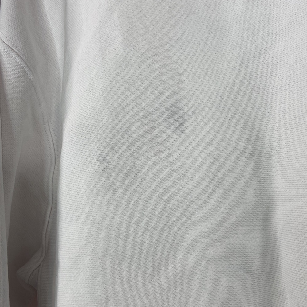 Champion Cropped Sweatshirt White Size Extra Large XL - Picture 16 of 16